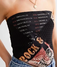 Rock & Roll Cropped Tube Top