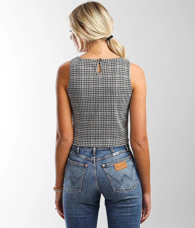 Houndstooth Tank Top