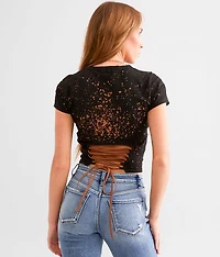 Back Lace-Up T-Shirt