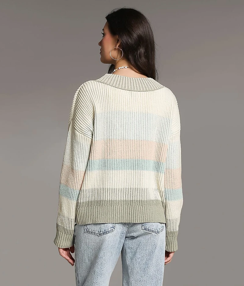 Striped Boxy Sweater
