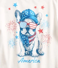 Girls - Red White & Woof T-Shirt