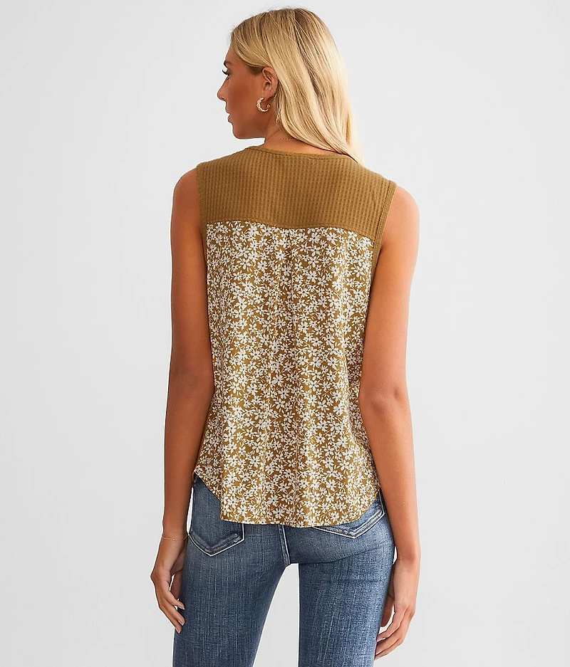 Front Tie Tank Top