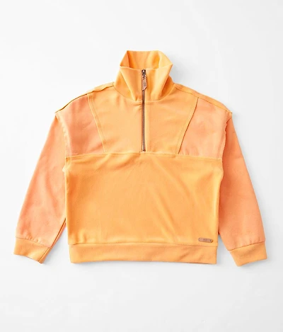 Girls - Quarter Zip Fleece Pullover