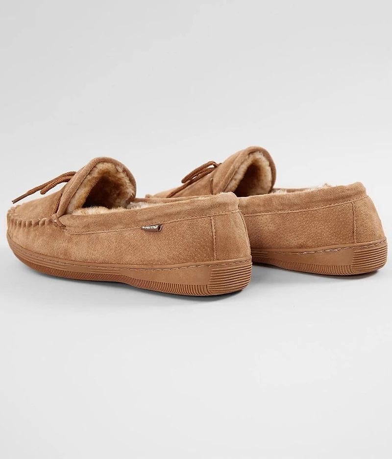 Leather Moccasin Slipper