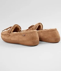 Leather Moccasin Slipper