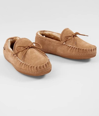 Leather Moccasin Slipper