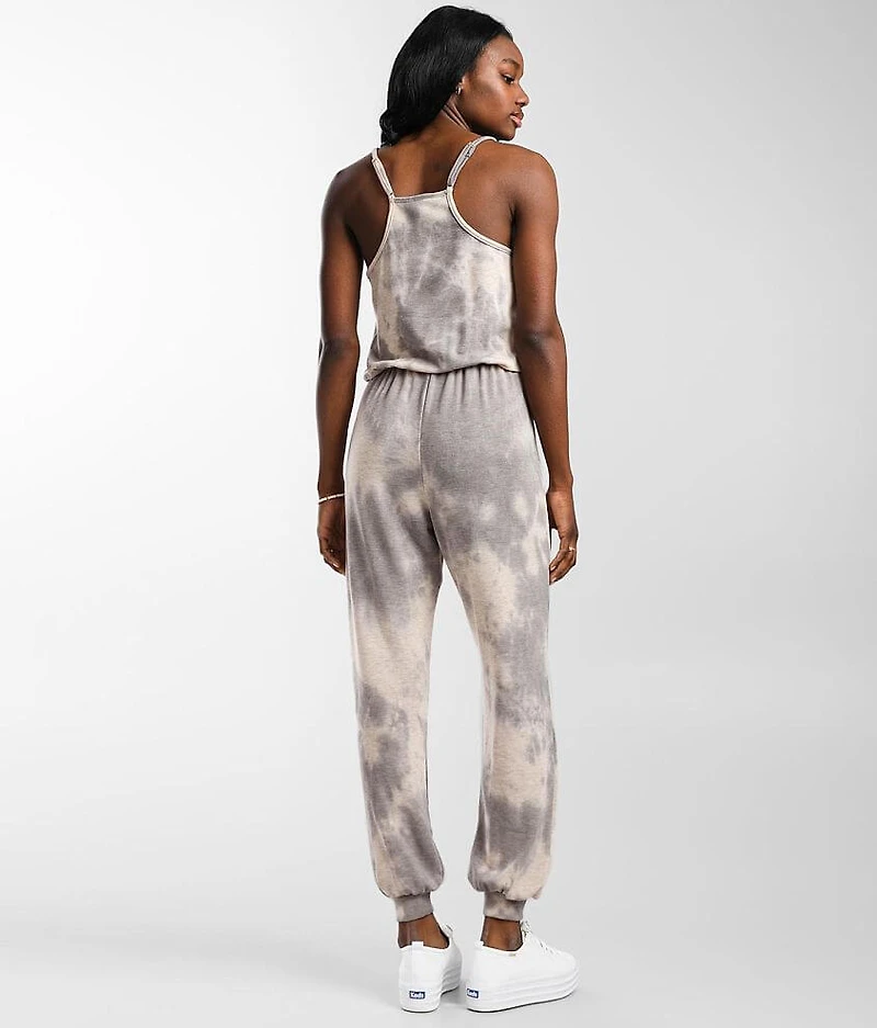 Tie Dye Knit Jumpsuit