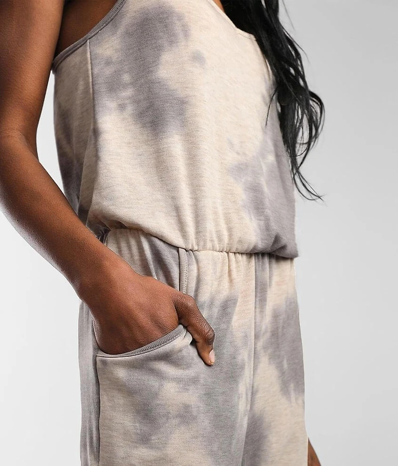 Tie Dye Knit Jumpsuit