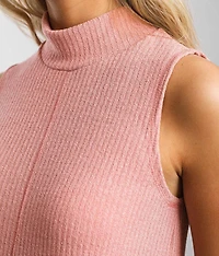 Flowy Mock Neck Tank Top