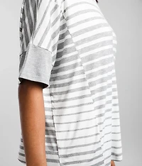 Striped Tulip Back Top