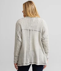 Striped Flyaway Cardigan
