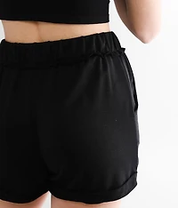 Raw Edge Cuffed Short