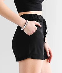 Raw Edge Cuffed Short