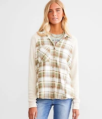 Plaid Knit Shirt
