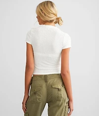 Ruched Knit Top