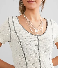 Open Weave Top