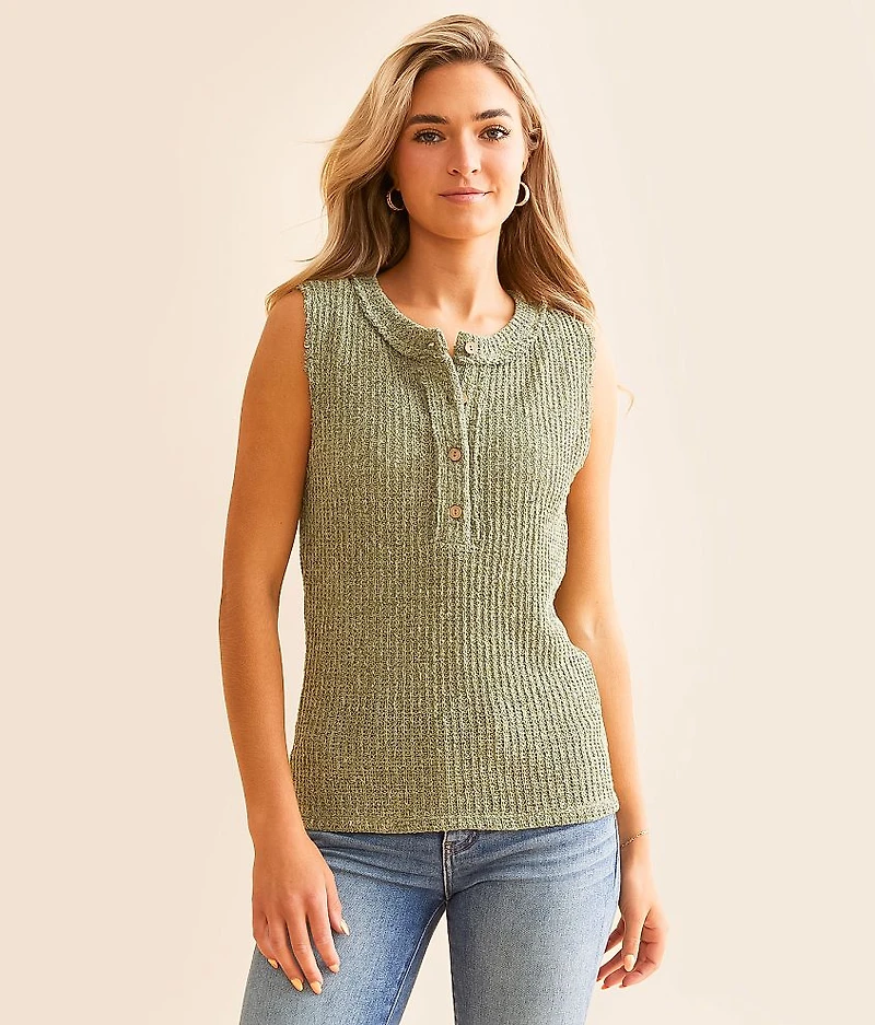 Henley Tank Top