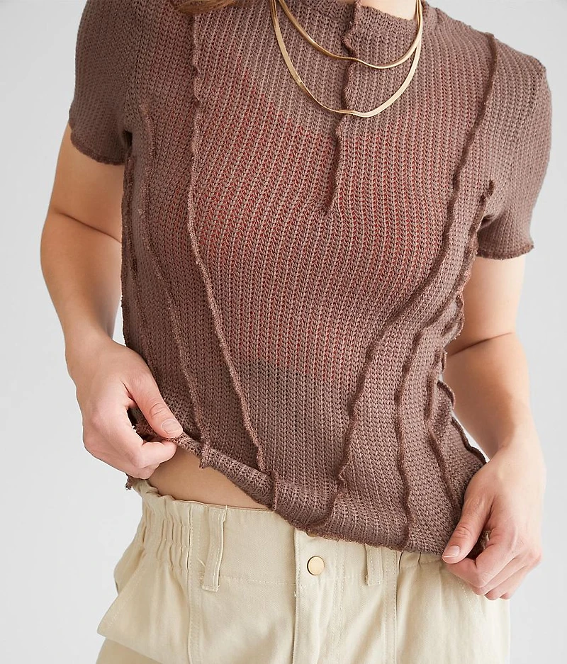 Exposed Seam Top
