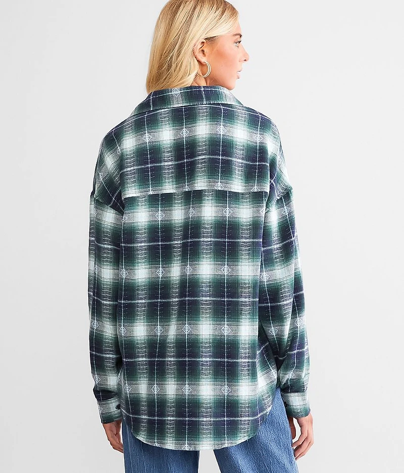 Plaid Boyfriend Flannel Shirt