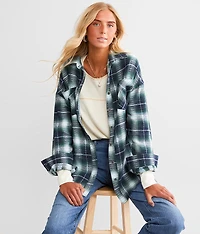 Plaid Boyfriend Flannel Shirt