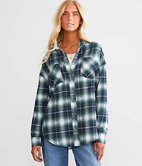 Plaid Boyfriend Flannel Shirt