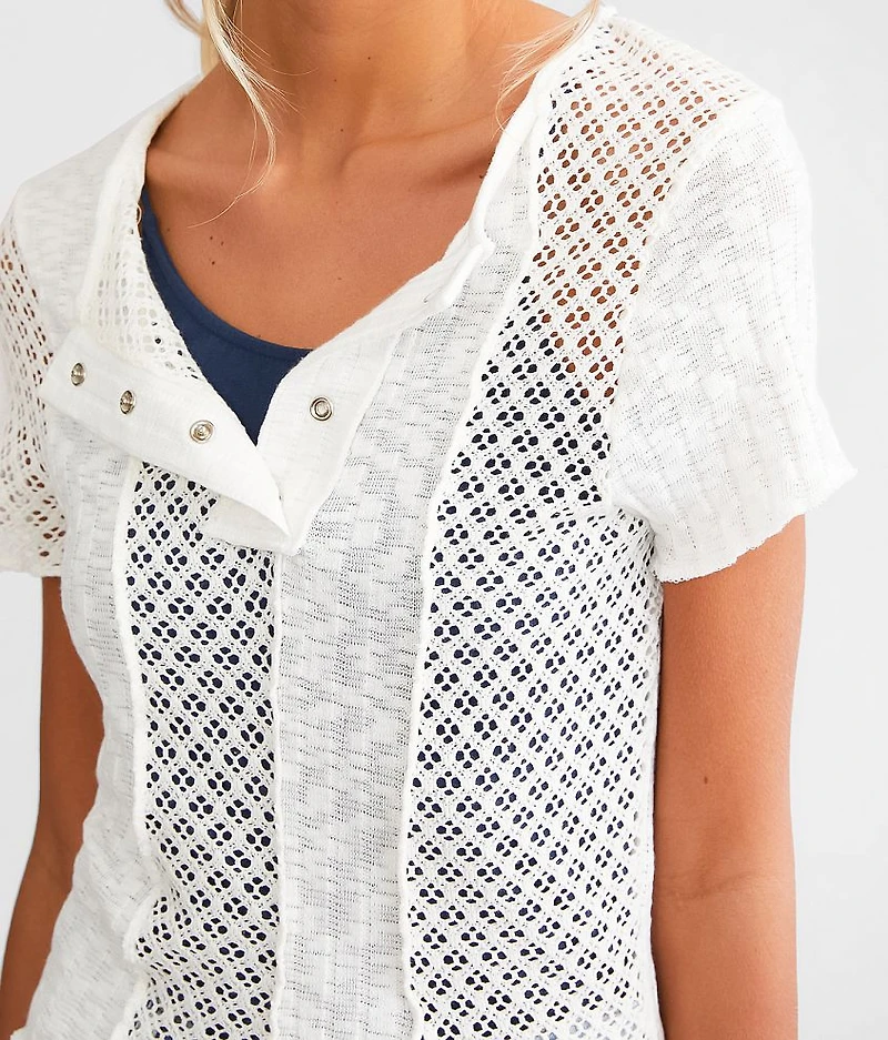 Pointelle Henley