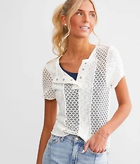 Pointelle Henley