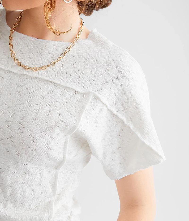 Exposed Seam Top