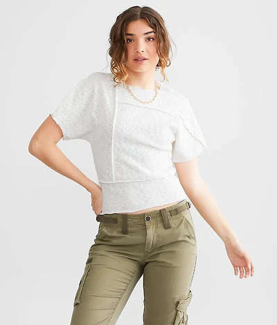 Exposed Seam Top