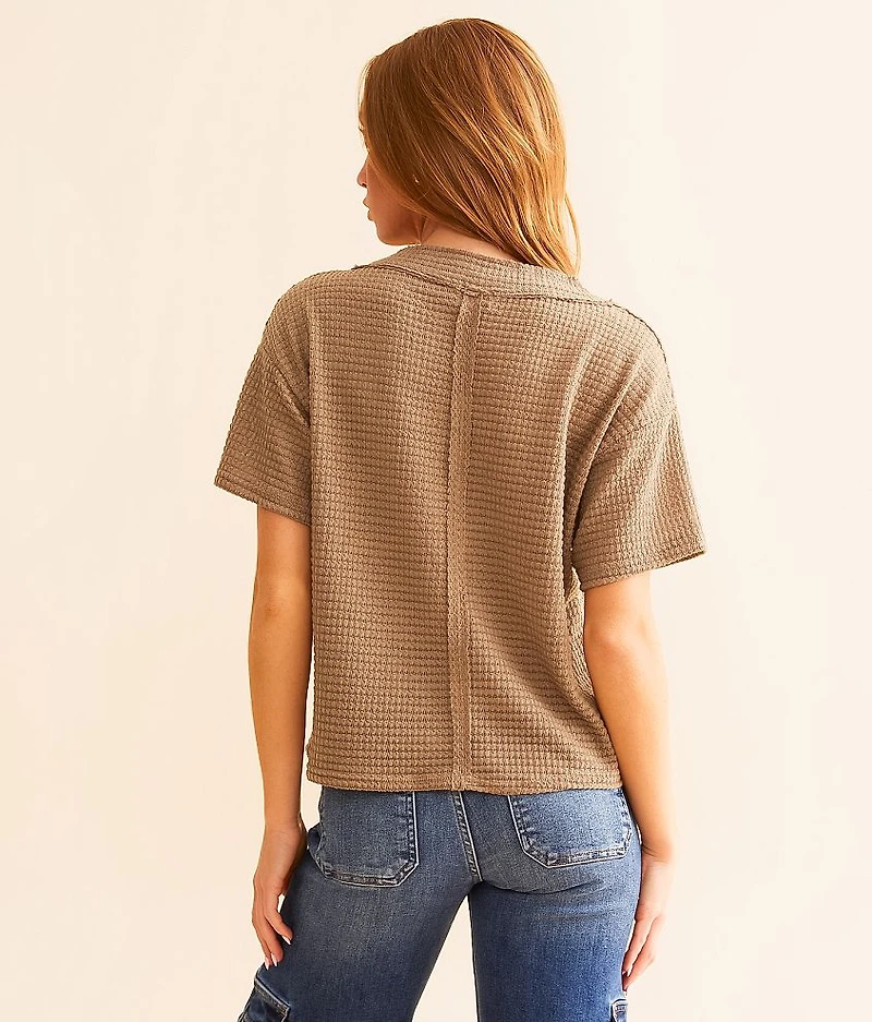 Textured Knit Top