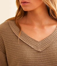 Textured Knit Top