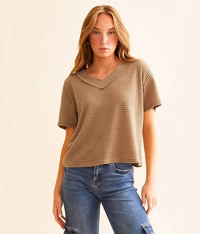 Textured Knit Top