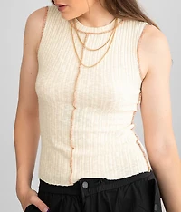 Exposed Seam Tank Top