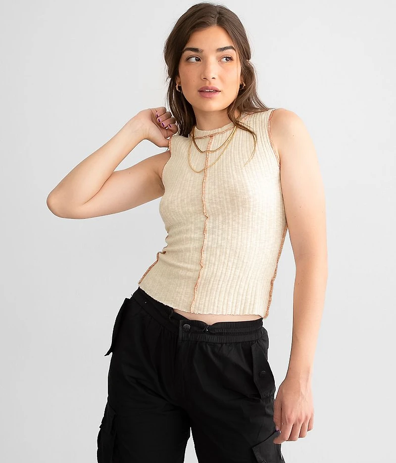 Exposed Seam Tank Top