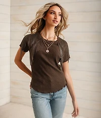 Chain Fringe Top