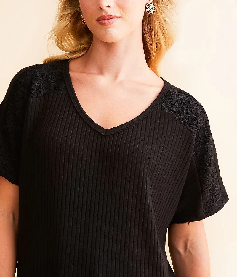 Lace Trim Top