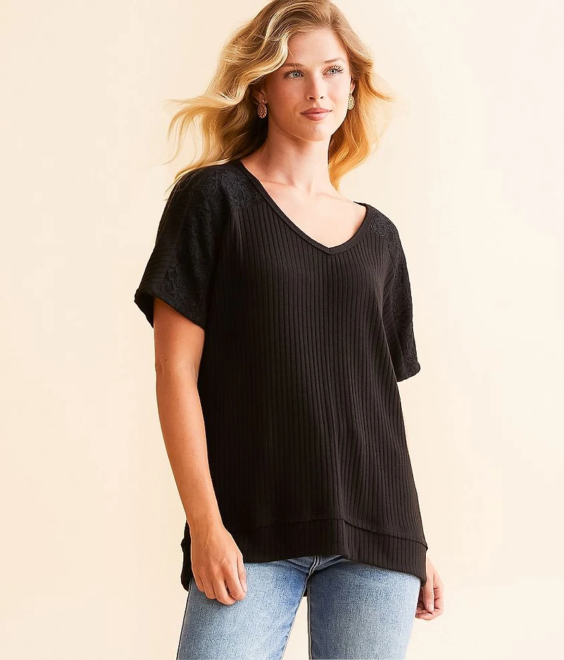 Lace Trim Top