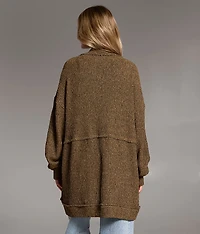 Textured Flyaway Cocoon Cardigan