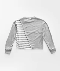 Girls - Striped Knit Top