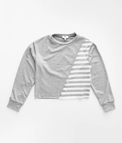 Girls - Striped Knit Top