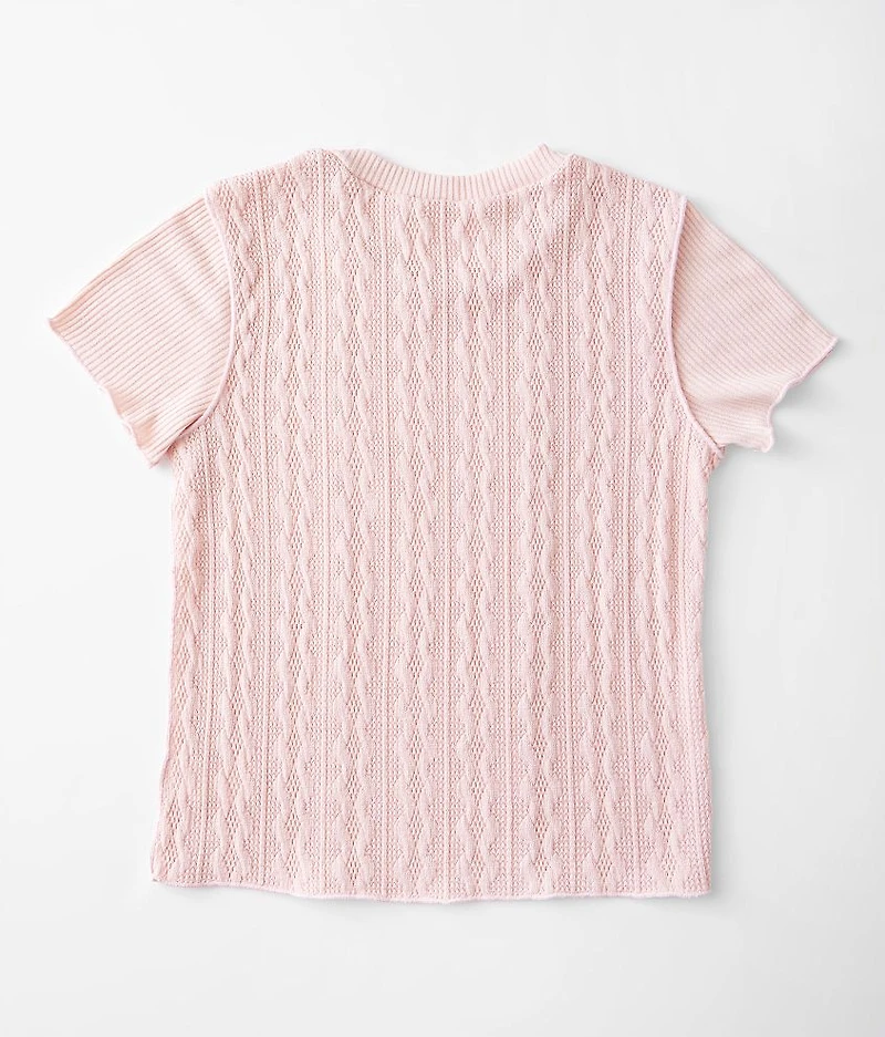 Girls - Cable Knit Top