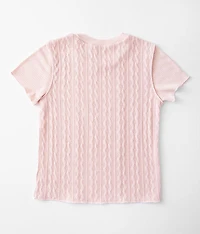 Girls - Cable Knit Top