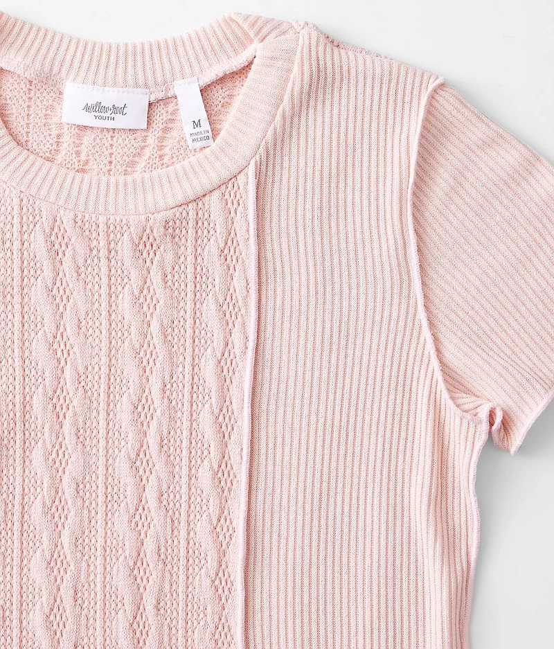 Girls - Cable Knit Top