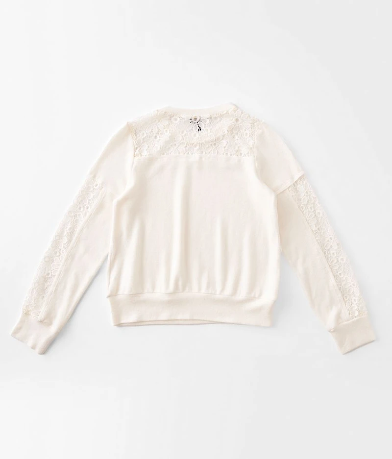 Girls - Pieced Lace Top