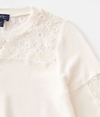 Girls - Pieced Lace Top