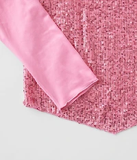 Girls - Sequin Mesh Top