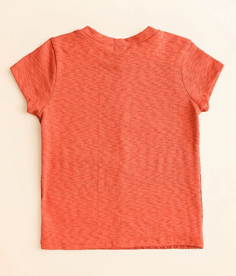 Girls - Pieced Crochet Top