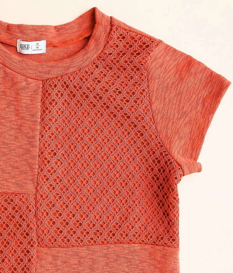 Girls - Pieced Crochet Top