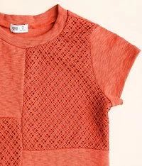 Girls - Pieced Crochet Top