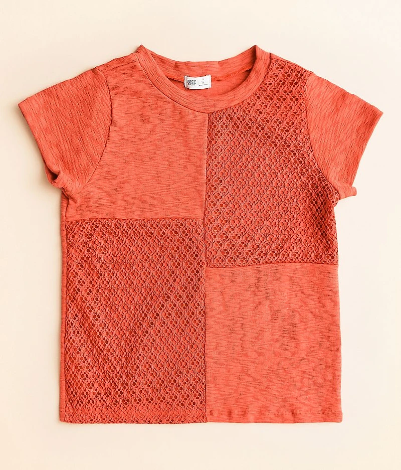 Girls - Pieced Crochet Top
